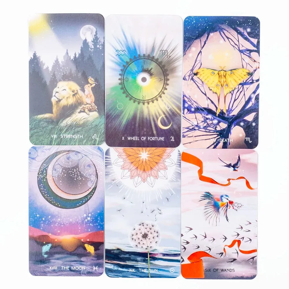 Mesahi Tarot 3rd Edition 79 Card Deck with Bouchette Design English Version Family And Friends Divination Board Game for Parties