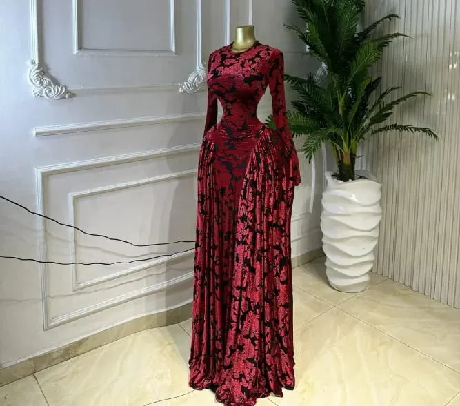 CM.YAYA Women O-neck Long Sleeve Pleated Inner A-line Maxi Dress 2026 Evening Sexy Party Birthday Vacation Long Dresses Vestidos