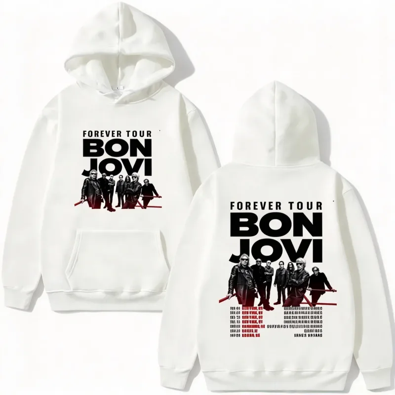 2026 Hoodie Männer Vintage Rock Band Gruppe Poster Tour Datum Text Kunstdruck Sweatshirt Ästhetische Hip Hop Übergroßen Langarm tops