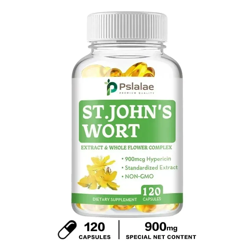 St. John's Wort Extracts and Whole Flower Complex - Stress Relief for Emotional and Mental Health