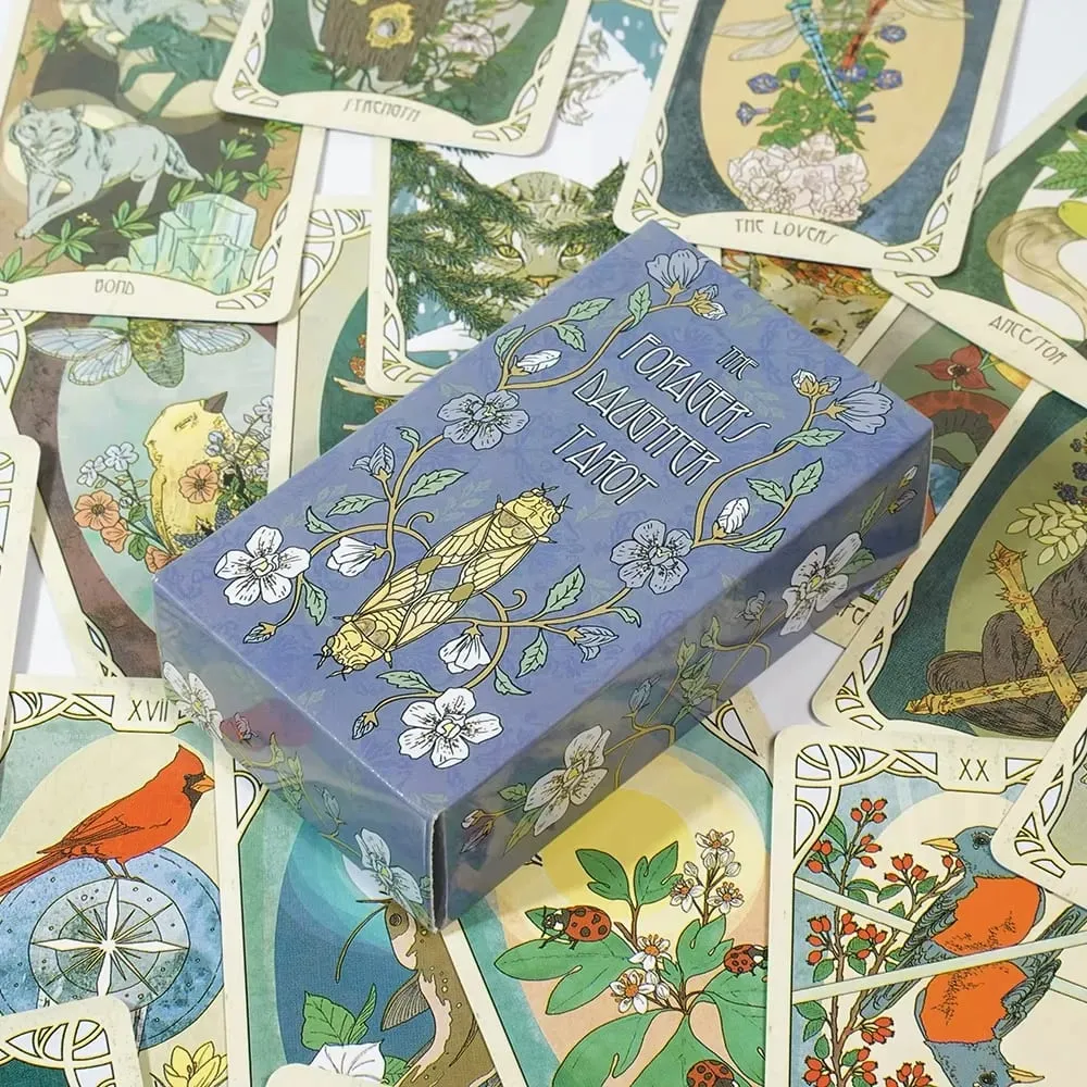 Forager'S Daughter Tarot Divination Set Inspired By Nature And Imbued With Rich Symbolism 83 Cards No Paper Guidebook