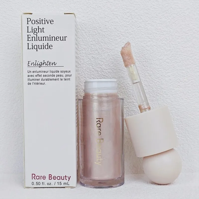 Rare Beauty Serene Gentle Mellow Solac Liquid Bronzer Shade Face Contour Smooth Highlight Mirror Lasting Natural Shadow Makeup