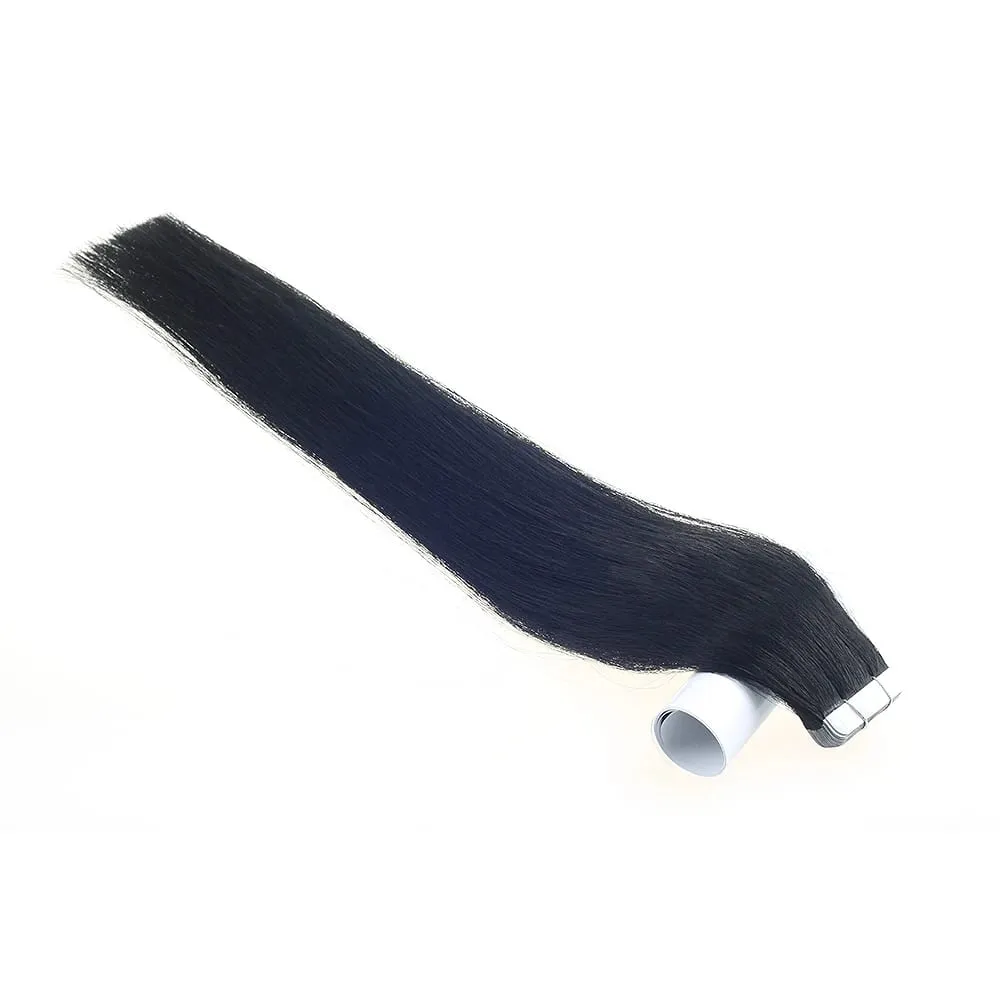 Aromas Hair Tape In Hair Extensions Human Hair 4x1cm Skin Weft Remy Tape Ins 20pcs 40pcs 14-22 inch For Thin Hair — image 6