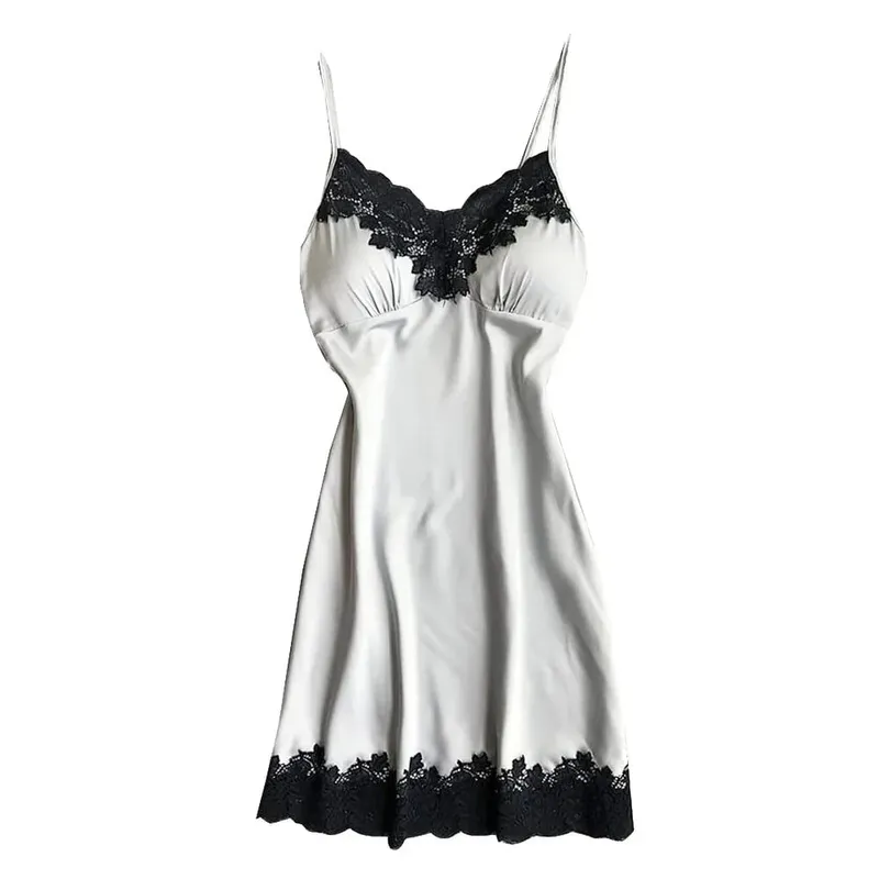 Bridal Underwear For Bride Satin Lingerie Pads Sexy With Nightdress Ladies Chest Nightwear Women LenceríAs Atrevidos Mujer
