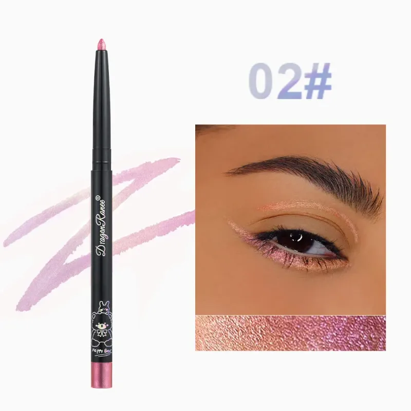 Chameleon Eyeliner Gel Pen Waterproof Shiny Chrome Eye Shadow Liner Pencil Glitter Pearl Green Gold Lying Silkworm Eyes Makeup — image 13