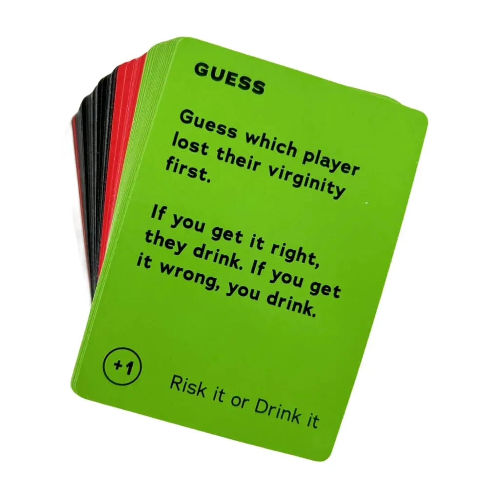 New Model Fun Party Game For College Card Game Drinking Game Pregame Night Hilarious Dares Challenges Questions Adult