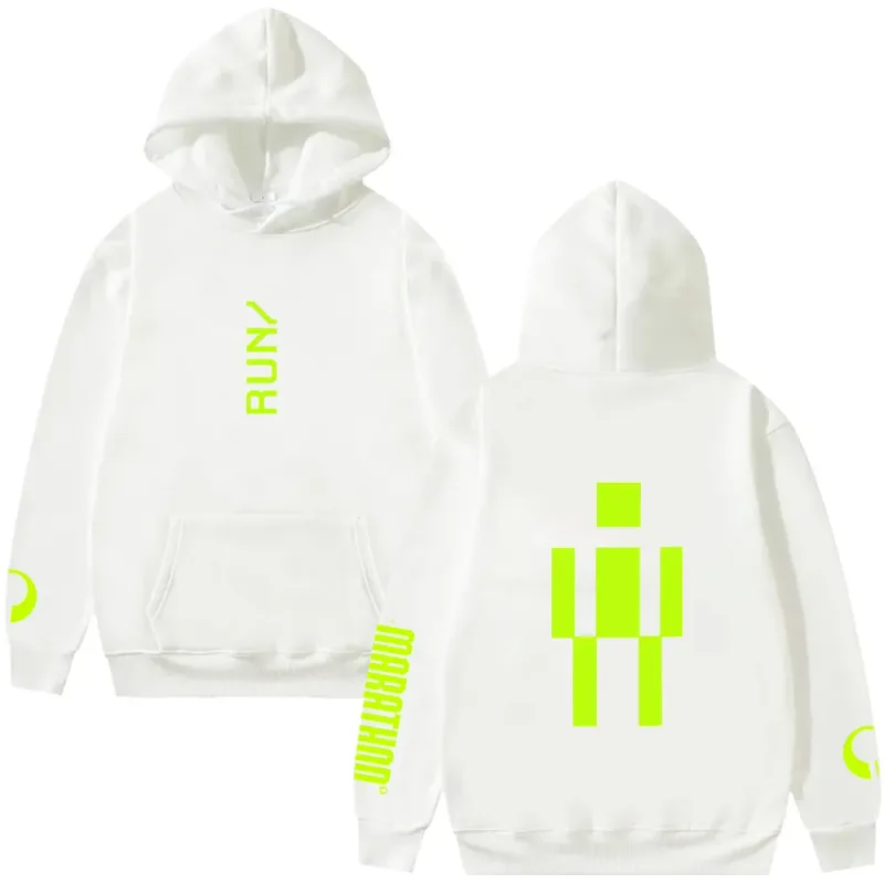 Marathon RUNNER Hoodie Marathon Game Trendy Graphic Clothing Women Men Long Sleeve High Street Sweatshirts Casual Loose Pullover