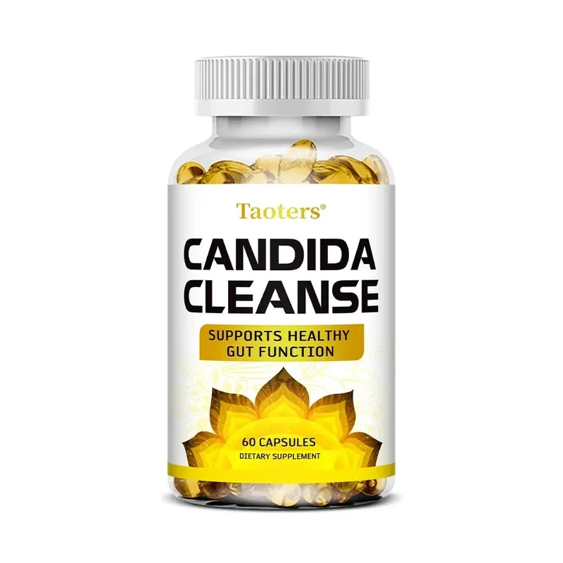 Candida Cleanse - Oczyszczanie wątroby Detoksykacja Wspomaga zdrowie jelit Oczyszczanie jelit Zwiększanie energii okrężnicy 120 kapsułek