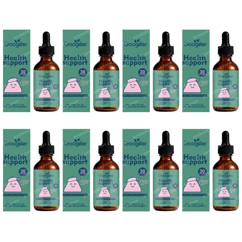 Googeer Kids Gut Health Drops Zeolite Vitamin B12 300mcg Methylcobalamin D3 Gentle Detox Immune Support 30 Servings 30ml