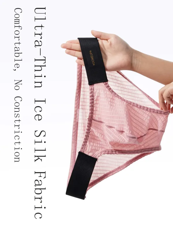 1/2/3PCS New Men's Premium Mercerized Cotton Briefs Ultra‑Thin Breathable Silky Soft Fitness Gym Daily Wear Men Underwear