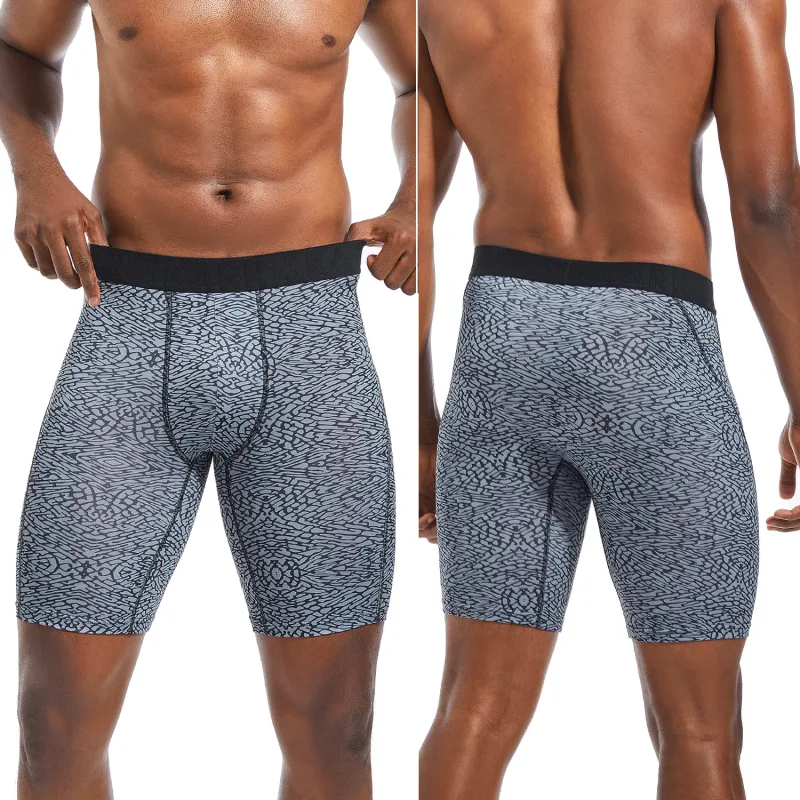 Long Leg 3pcs Pack Men Panties Polyester Underwear Male Brand Boxer And Underpants For Homme Lot Luxury Set Sexy Shorts Slip — image 4