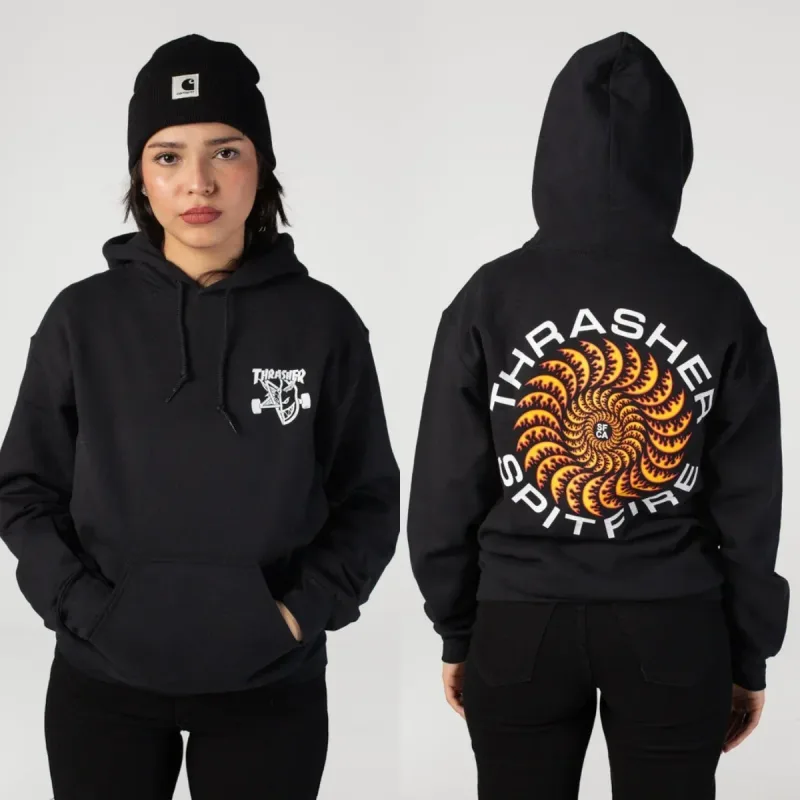 2026 Hot Thra Hoodies Sher Skateboard Collection Sweatshirt Graphic Printing High-end Luxury Unisex Style Both of Men and Women