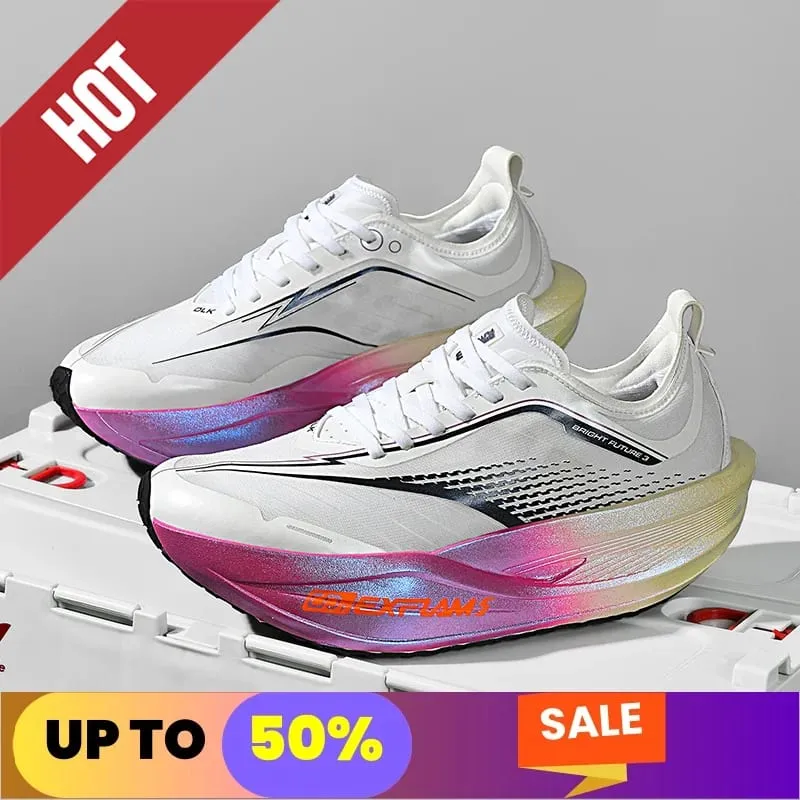 Running Shoes Casual Carbon Board Marathon Men Sports Walking Breathable Women's Comfortable Athletic Nonskid Leisure Sneakers