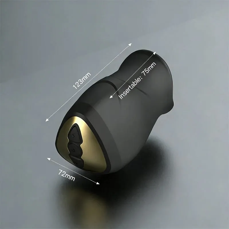 Glans Exerciser Vibrating Electric Shock Masturbator for Men Delay Endurance Training Penis Glans Trainer Male Sex Toys