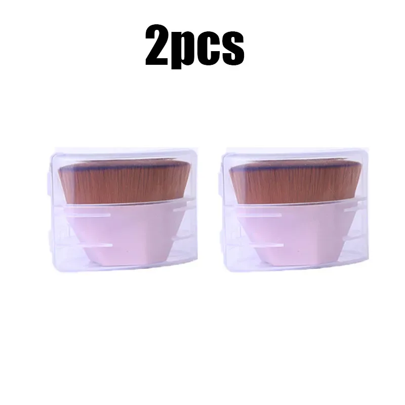1/2/3/4pcs Makeup Brush Beauty Powder Face Blush Brushes Portable Professional Foundation Brush Cosmetics Soft Base Make Up