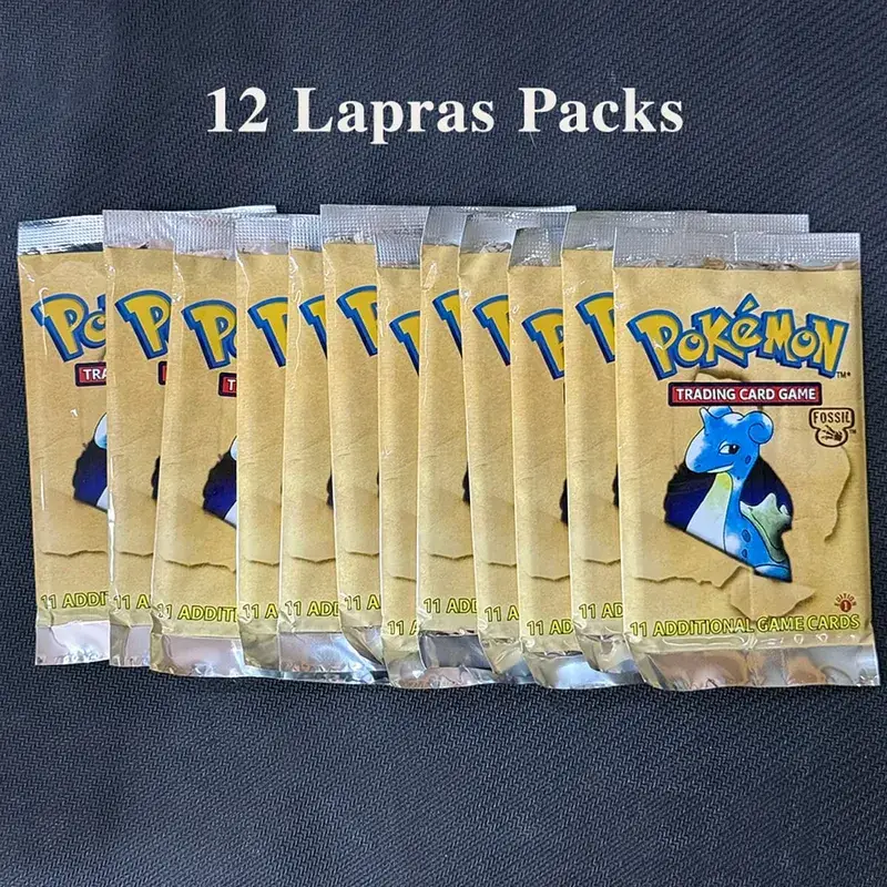 11Cards/Pack PTCG Booster Packs Proxy Card Jungle/Fossil/Base Set Charizard Blastoise Venusaur PKM Board Game collectible Cards
