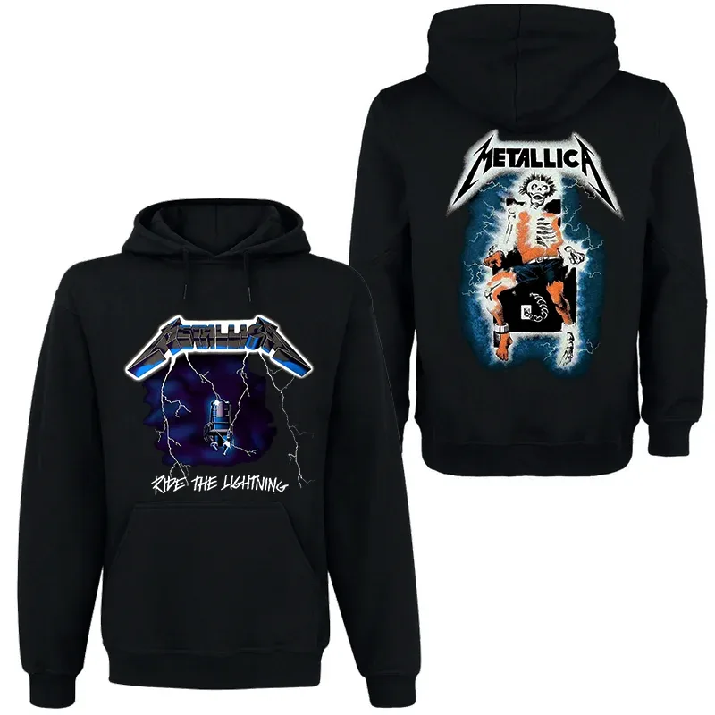 Band Rock Dark Wind Hoodie Men's Street Hip Hop Top Comfortable Hooded Sweater Fall_Winter Personality Men's Clothing