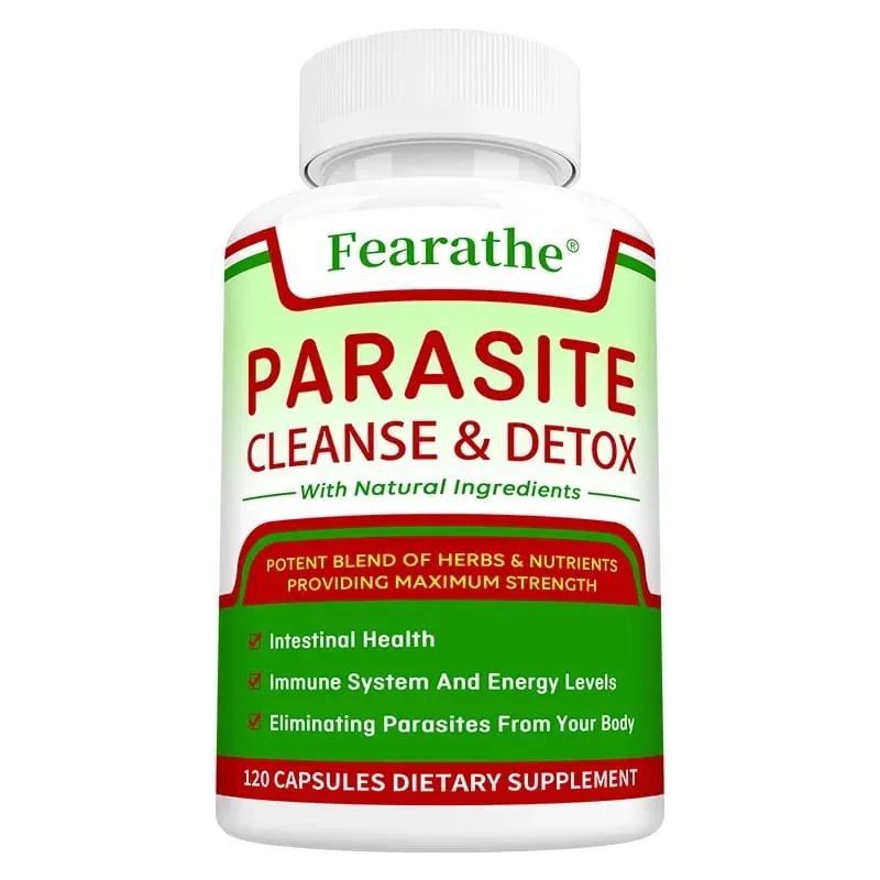 Parasite Cleanse & Detox Capsules - Promote Intestinal Cleansing and Detoxification Relieve Constipation Supplements