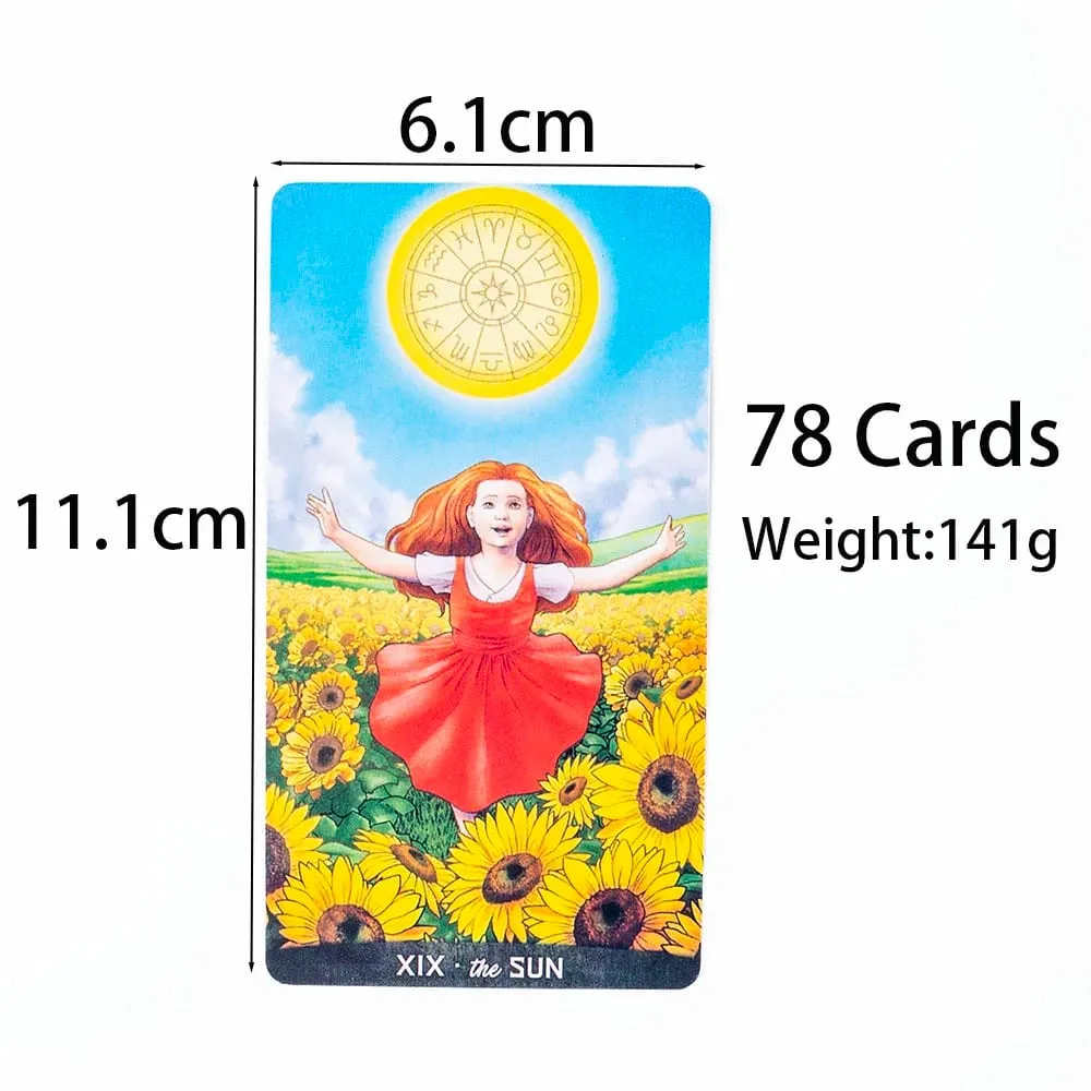 熱銷格雷戈里·斯科特塔羅牌 78 張牌英語視覺初學者益智休閒家庭朋友聚會遊戲 11.1*6.1 厘米