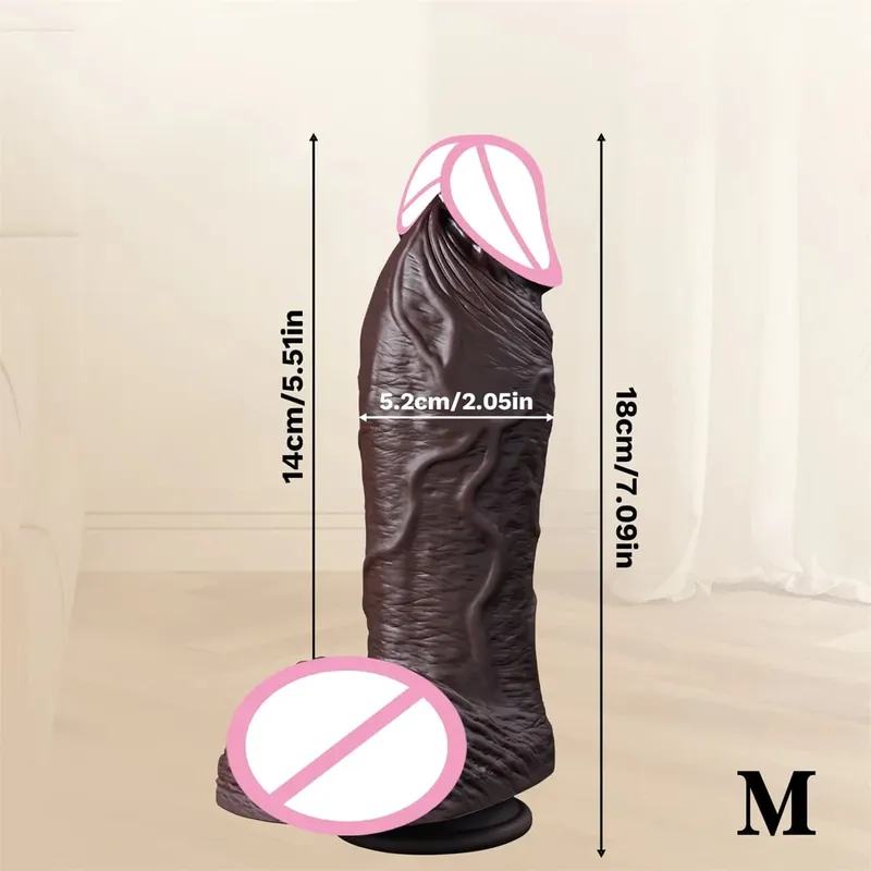 Super Makapal Makatotohanang Balat Dildos para sa Anal Napakalaking Sex Toys Silicone Woman Vagina Adult Masturbator Cock Bakla Malaking Dick Butt plug 18+