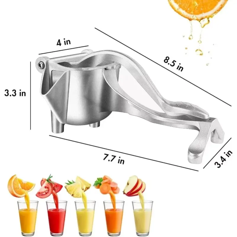 Manual Juicer Fruit Juice Squeezer Detachable Heavy Duty Citrus Squeezer Extractor Tool Premium Quality Metal Alloy Squeezer