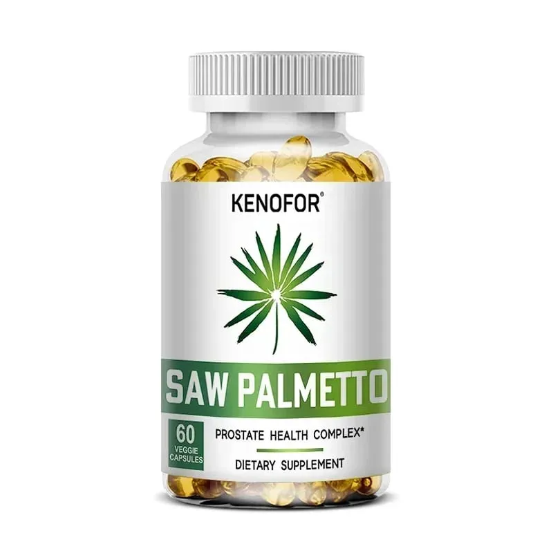 Saw Palmetto Extract Prostate Health Supplement Hair Growth Support To Help Maintain Normal Urination Frequency Vegan Capsules