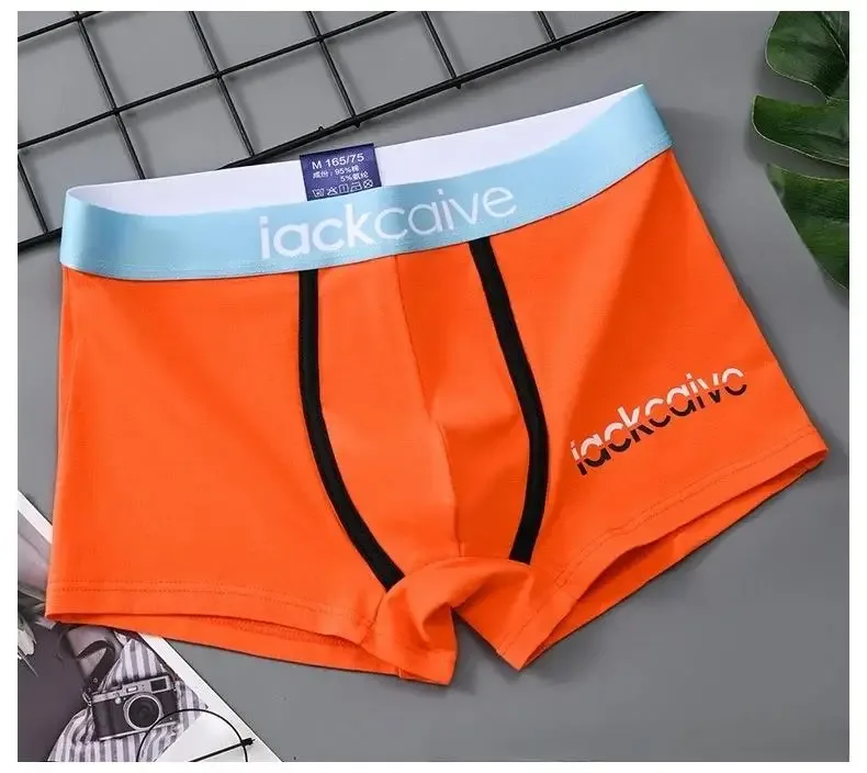 3Pcs Seluar Dalam Lelaki Kapas Seluar Dalam Lelaki Petinju Lelaki Bernafas Boxer Seluar Dalam Bercetak Seluar Dalam Selesa Seluar Dalam Lelaki M-3XL