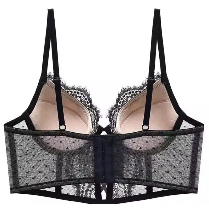 Push Up Dantel iç çamaşırı seti Kadınlar için Şeffaf Chemise Yumuşak Balenli Sutyen Kılçık Teddy Seksi Gelin Balayı Kıyafeti S-XL