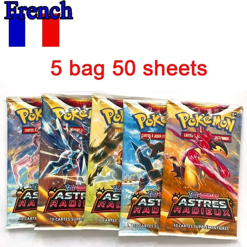 42pcs Pokémon Cards Battle Toys Lost Origin Pokémon Box with Anime Bank Pokémon Game Cards MEGA EVOLUTION for Childre