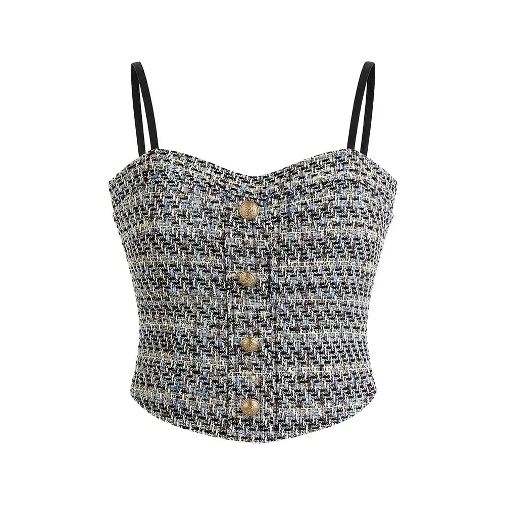 Casual Elegant Summer Tank Tops Slim Underwear Cami Top Shirt Sleeveless Chest Halter Vest Corset for Women