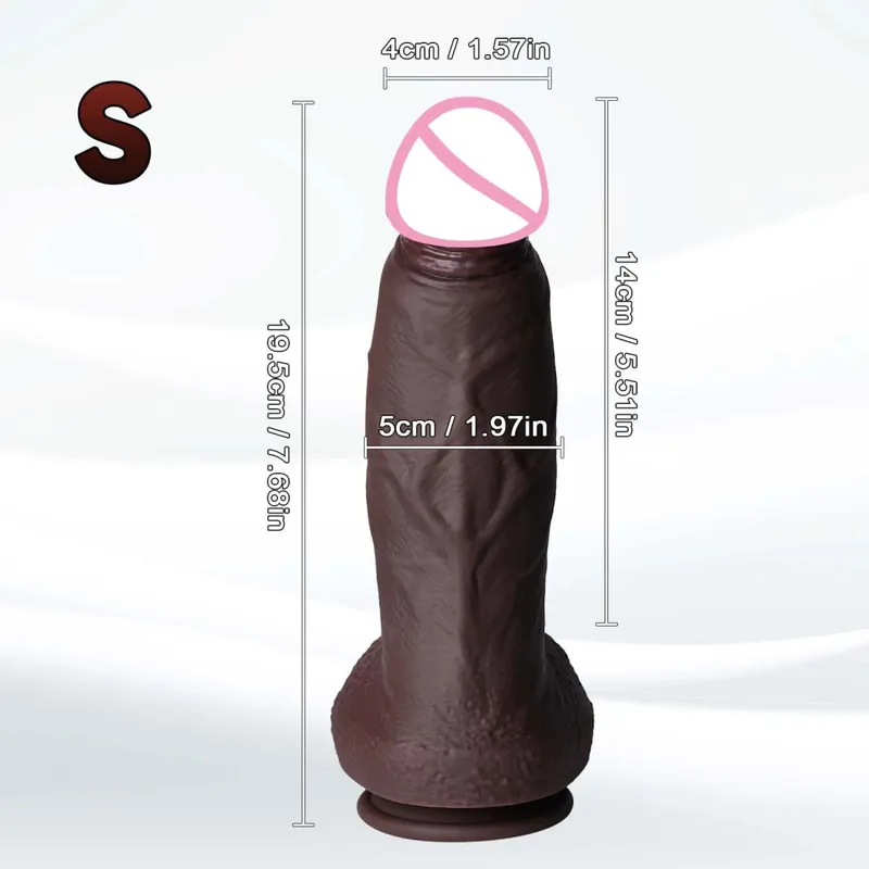 Realistic XXL Thick Penis Soft Silicone Dildo Male Genitals Vaginal Masturbation Suction Cup Dick Woman Anal Adult Sex Toys Dick