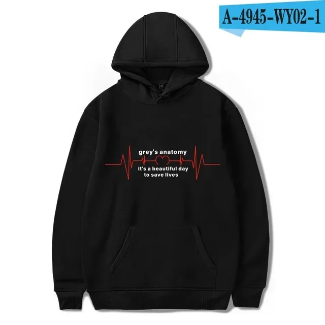Harajuku Gray's Anatomy Tumblr Greys Anatomy printed Hoodies Sweatshirts Men/Women Comfortable Sweatshirt Adult/Child Pullovers
