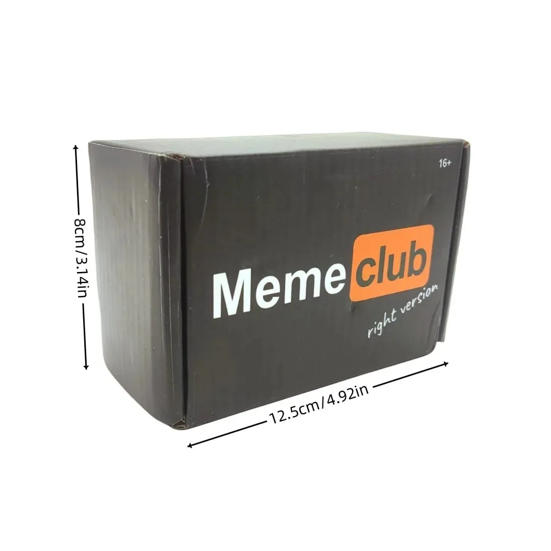 "Meme Club: Right Version"，Russian Version of the Board Game Interactive Tabletop Game Card Game Suitable for Company Gatherings Holiday Gift.