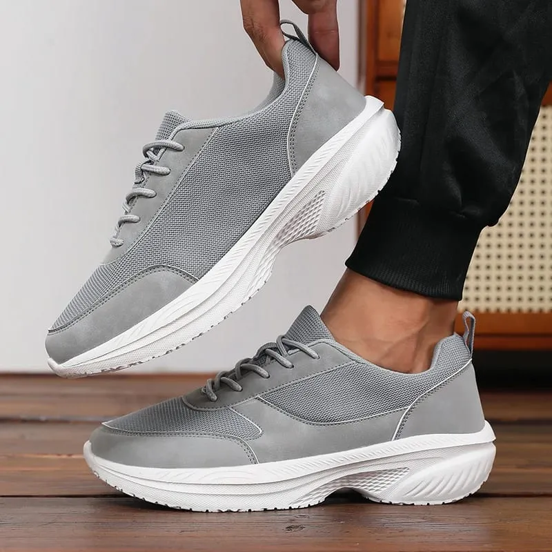 Wide Toe Shoes Unisex Breathable Mesh Platform Sneakers Fashion Comfortable Minimalis Shoes 2026 Outdoor Non-Slip Walking Shoes