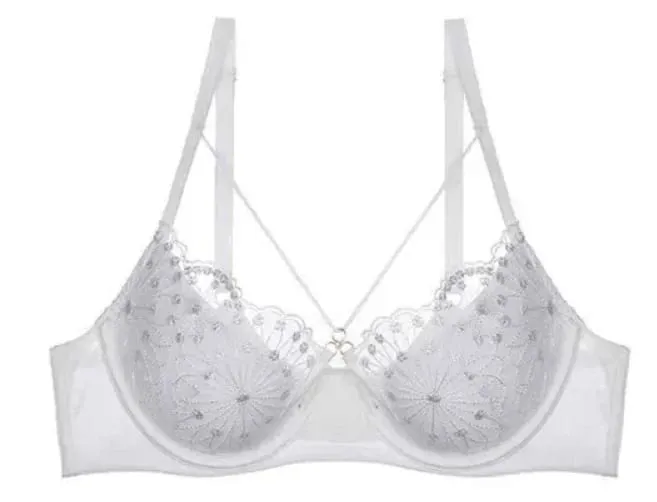 Pure Desire セクシーなフレンチレースブラジャー女性用夏薄型カッププッシュアップブラジャーカジュアルファッションランジェリー下着 34-40 BANERDANNI