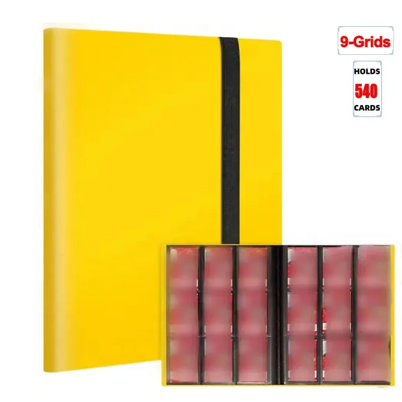 160/360/480/540 Cards Capacity Pocket Holder Binders Albums For Game Card Book Sleeve Holder Large-capacity Card Binder Notebook