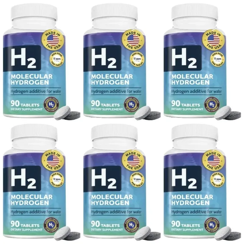 Molecular Hydrogen Tablets with Magnesium for Water Drink Muscle Relaxation Energy Metabolism Bone Health Support 90 Tablets — image 11