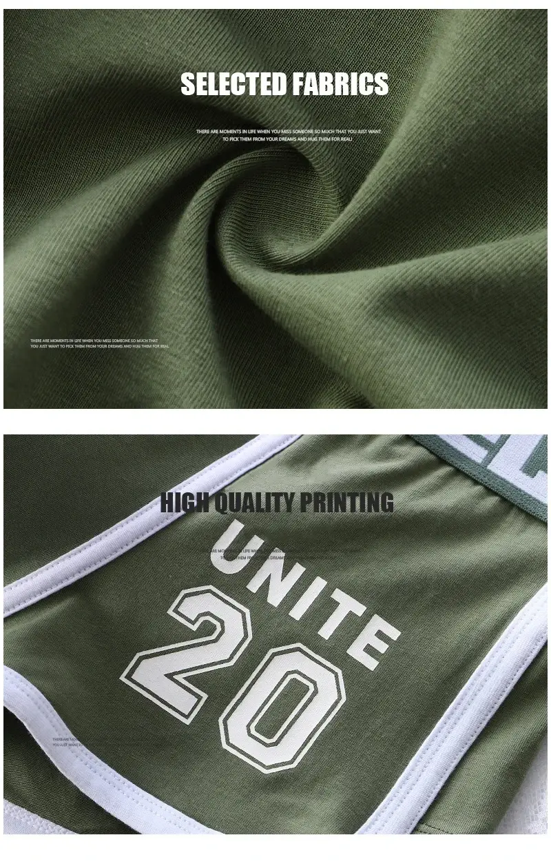 1/3pc roupa interior masculina esportes boxer shorts de algodão oversized cor sólida juventude moda esportes calcinha masculina confortável respirável