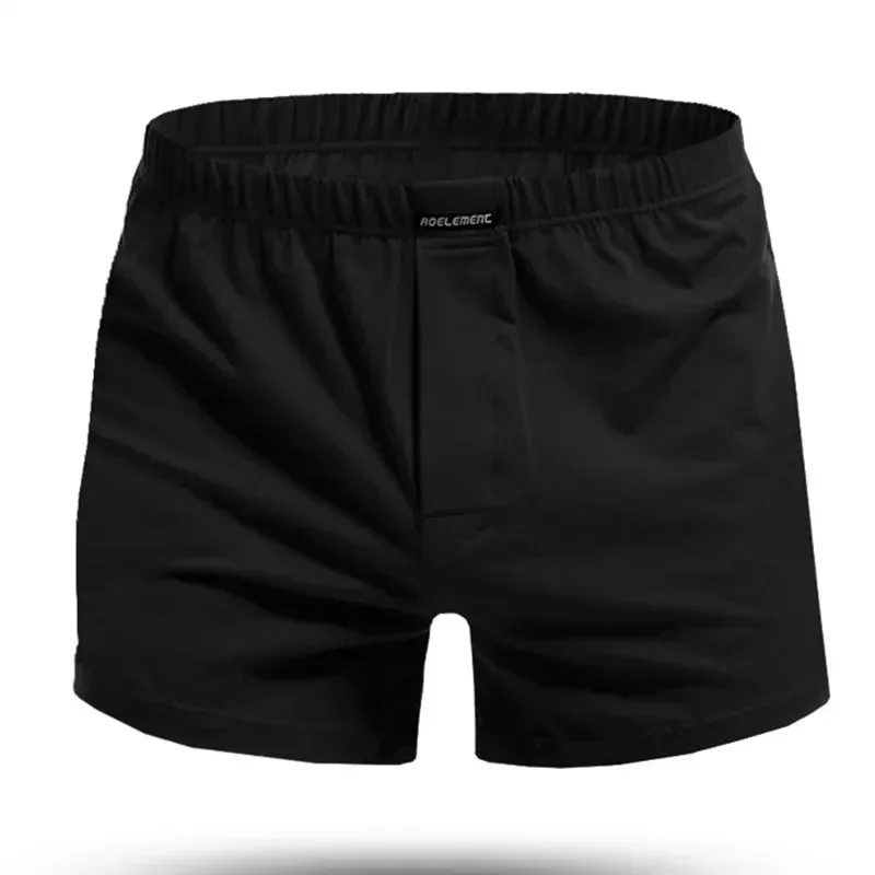 Boxer da uomo casual in cotone intimo da uomo bauli in tessuto pantaloni a freccia boxer larghi maschili Homme Pouch mutande taglie forti L-3XL