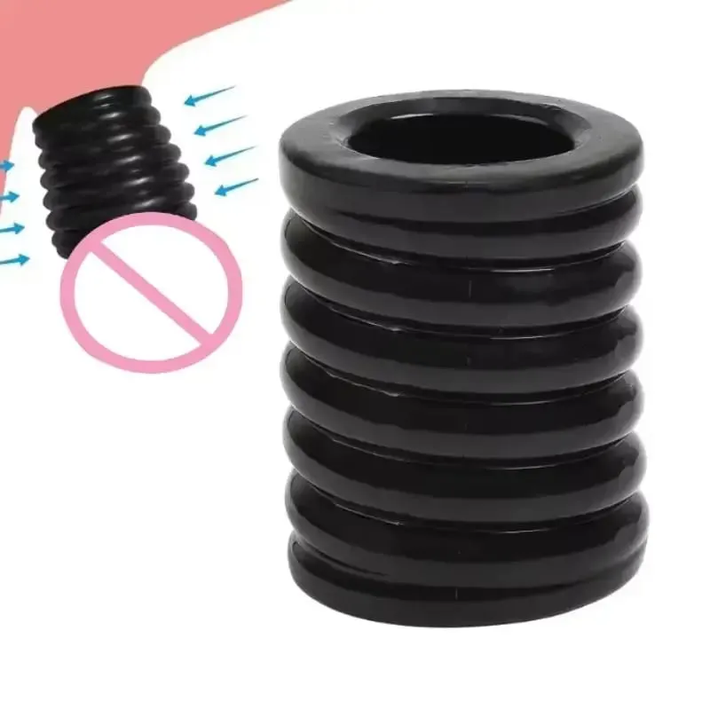 Delay Ejaculation Reusable Enlargement Ball Stretcher Sex Toy For Man Male Penis Lock Cock Ring Bondage Erection Ball Ring
