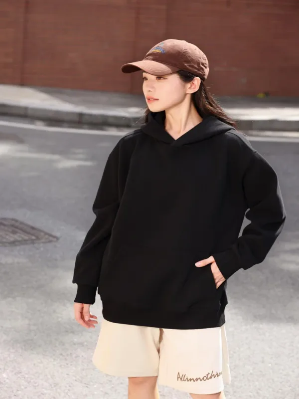 Fashionable Loose Cotton Hooded Sweatshirt for Men and Women, Customized Printed Logo, Embroidered Logo, Spring and Autumn Cloth