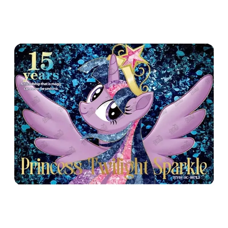 Genuine My Little Pony Card Friendship Eternal 6 7 8 Huiyue Series SC SLR SGR UR Cute Princess Anime Collectible Cards Toy