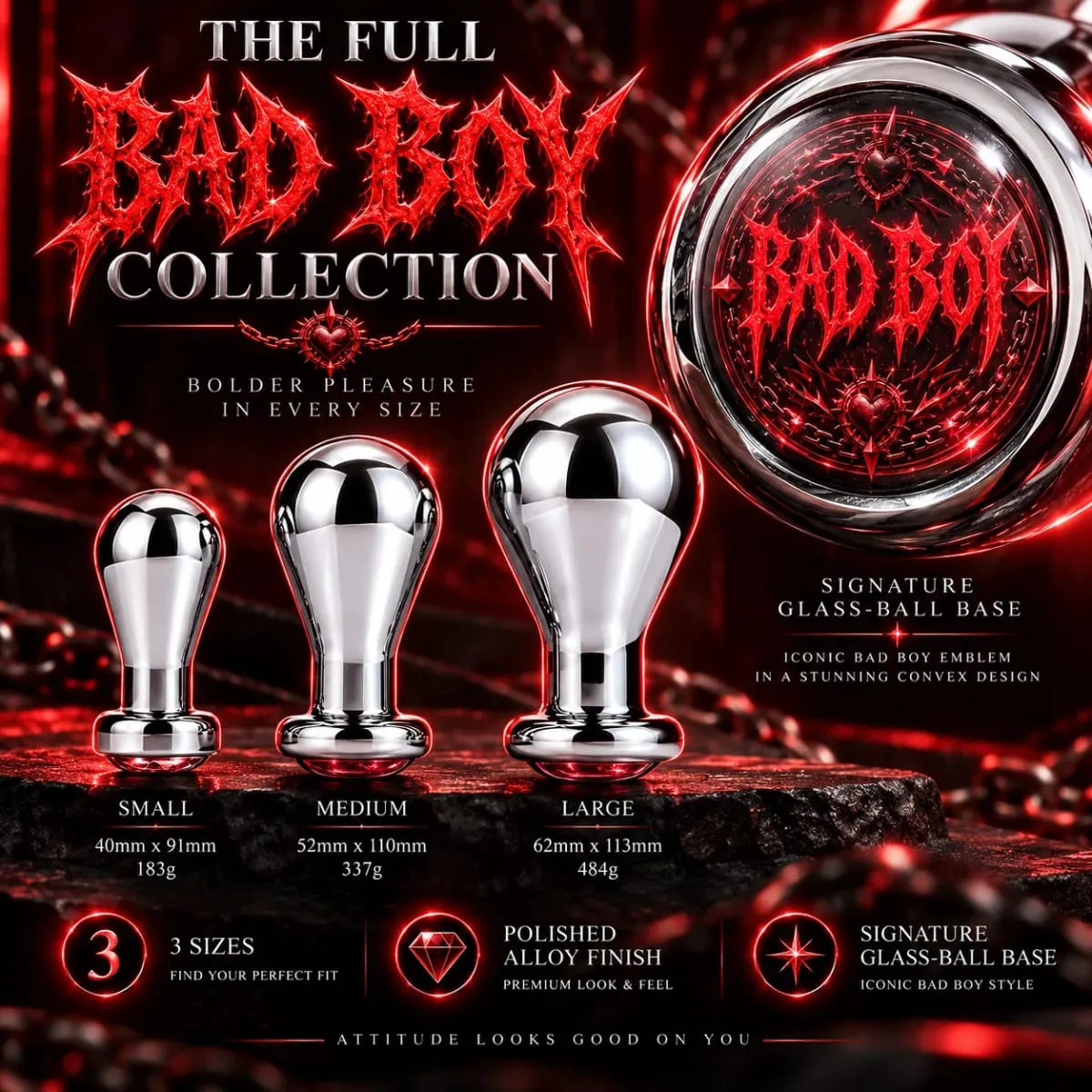 Bad Boy Femboy Gay Locked Metal Anal Plug for Women Men Couples Butt Plug Butt Toy Dildo Masturbator Anal Sex Toy Adult Product
