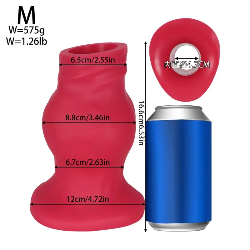 Hollow Huge Anal Butt Plug Adult Sex Toys Suction Cup Big Butt Plug For Male gay Big Anal Butt Plug Dilator Training Dialation