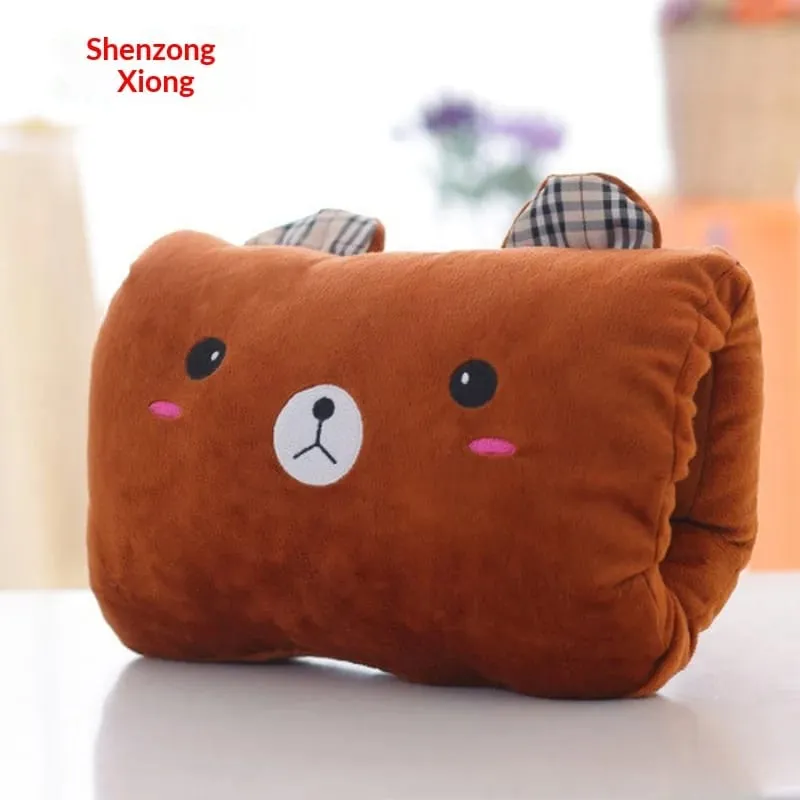 Generic Cartoon Plush Hand Warmer Pillow Soft Warm Hand Insert Cushion Office Nap Support Gift For Adults