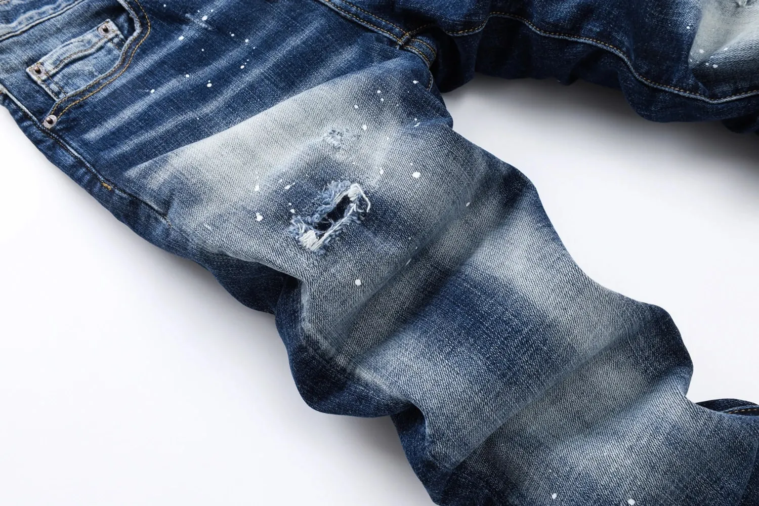 new design D2 Man Jeans Pants Cotton straight Slim Jeans Denim Designer Badge ZIPPER COOLGUY JEANS blue top quality 8544