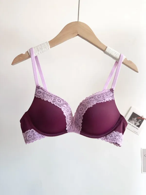 Women Sexy Leopard Print Lingerie Set Wireless Invisible Push Up for Small Breasts Adjustable A To C Cup sheer Lace Pure Style