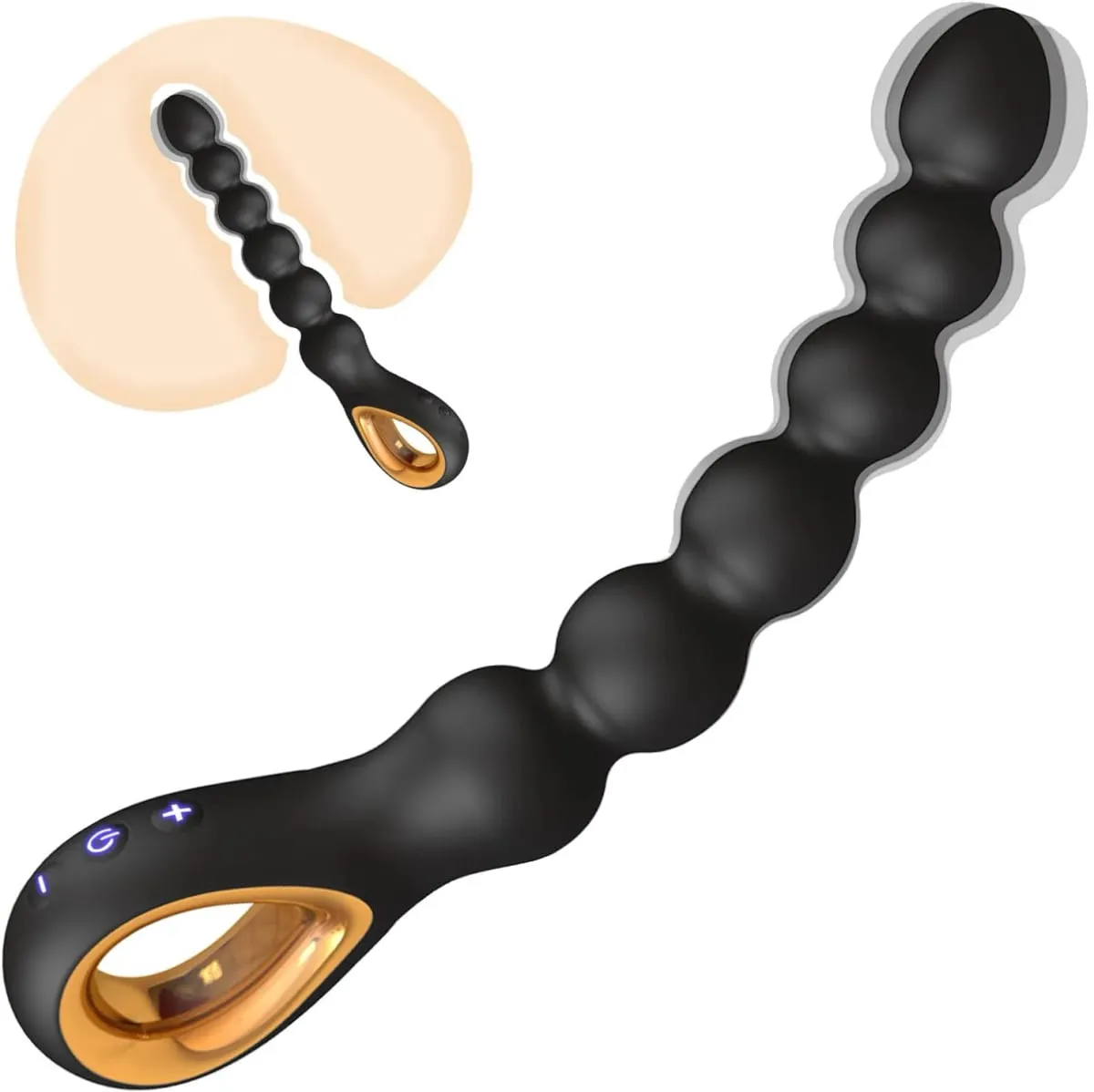 Vibrating Anal Beads Anal Balls for Men Butt Plug Prostate Massager for Gay G-Spot Vagina Vibrator for Women Adult Goods Sex Toy
