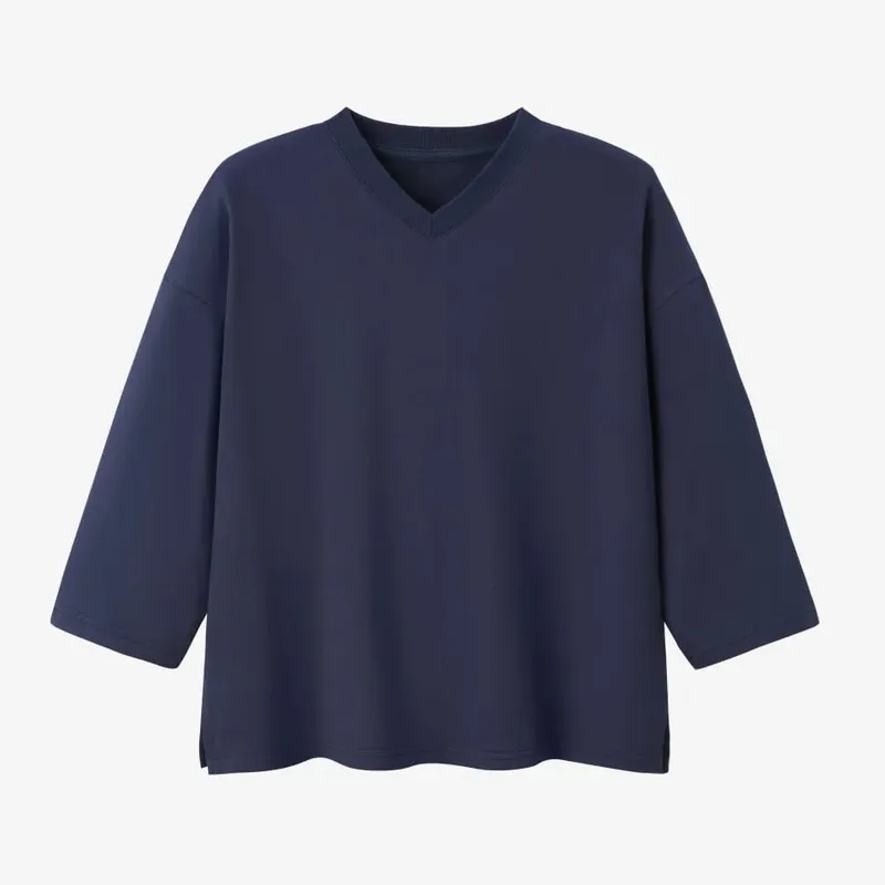 AS SS26 oversize loose T-shirt dress + V neck T-shirt + skirt set casual style woman clothes