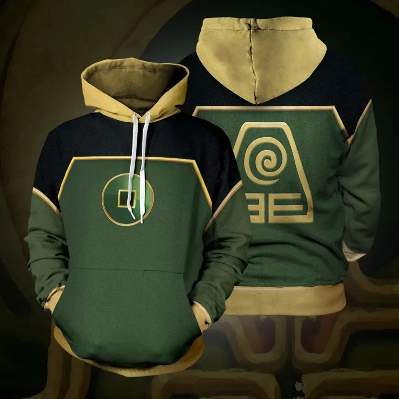 Anime Avatar The Last Airbender Cosplay Hoodies 3D Printed Sweatshirt Men Women Long Sleeve Tracksuit Pullover Harajuku Y2k Coat